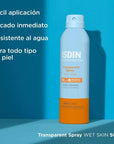 ISDIN Protector Solar Transparent Spray Wet Skin SPF50 250 ml