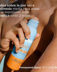 ISDIN Protector Solar Transparent Spray Wet Skin SPF50 250 ml