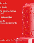 Isdin Reparador Labial Stick Rojo Hidratación y Color 4 g