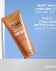 Isdin Body Glow Fotoprotector Corporal con acabado luminoso SPF30 200 ml