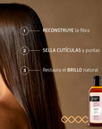 N&S Champú Reparador Keratina 250 ml