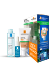 La Roche-Posay Kit Anthelios UVMune 400 Oil Control Gel-Crema Con Color 50 Ml + B5 Serum 10 Ml + Agua Micelar 50 Ml