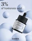 COSRX The Hyaluronic Acid 3 Sérum con 3% ácido hialurónico 20 ml