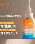 Avène Protector Solar Sérum FPS 50+ Efecto Hidratante 2 en 1 30 ml