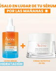 Avène Protector Solar Sérum FPS 50+ Efecto Hidratante 2 en 1 30 ml