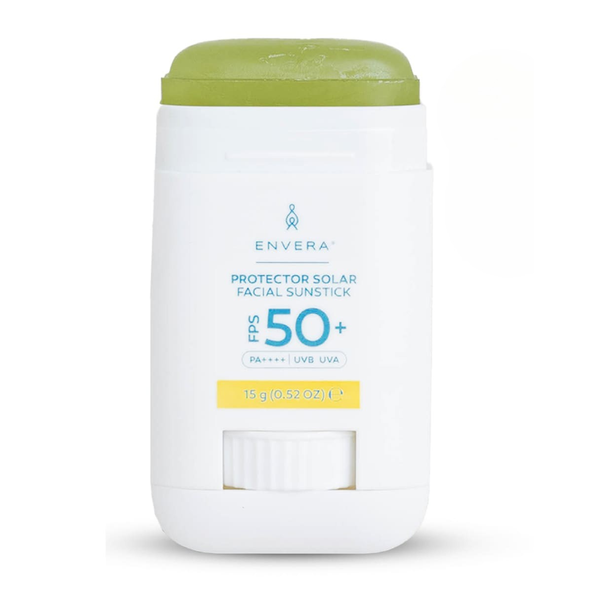 Envera Protector Solar en barra stick transparente FPS50+ UVA/UVB PA++++ 15 gr