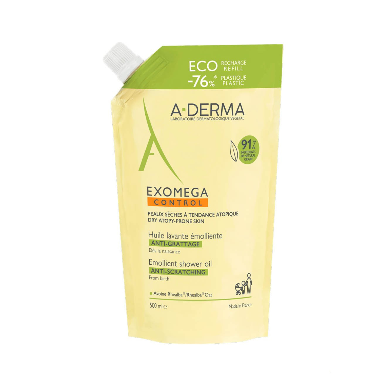 Aderma Exomega Aceite dermolimpiador para piel seca 500 ml