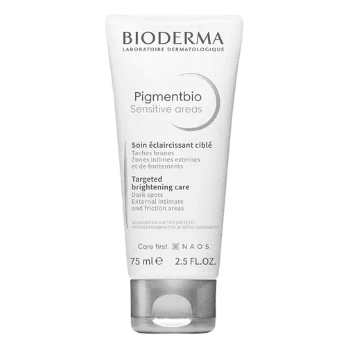 Bioderma Pigmentbio Sensitive Areas despigmentante corporal para áreas sensibles 75 ml