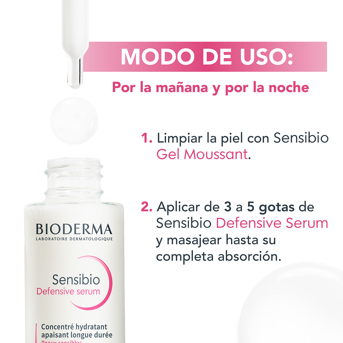 Bioderma Sensibio Defensive Serum suero hidratante antiedad 30 ml