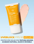 Isispharma Uveblock FPS50+ Velvet 40 ml