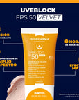 Isispharma Uveblock FPS50+ Velvet 40 ml