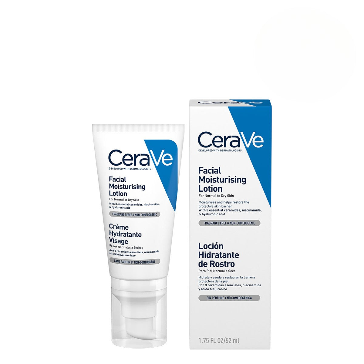 CeraVe Loción hidratante facial 52 ml