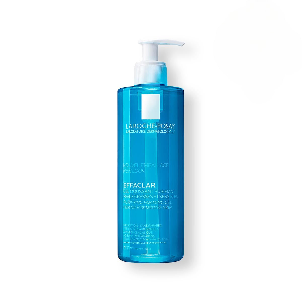 La Roche-Posay Effaclar Gel espumoso purificante Limpiador facial para piel grasa y sensible 400 ml