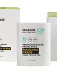 Season Love Your Skin Protector Solar FPS50 Stick Manzana Verde 15 g