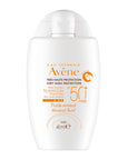 Avene Fluido mineral, protector solar fps50+ Sin Color, para las pieles intolerantes 40ml.