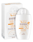 Avene Fluido mineral, protector solar fps50+ Sin Color, para las pieles intolerantes 40ml.