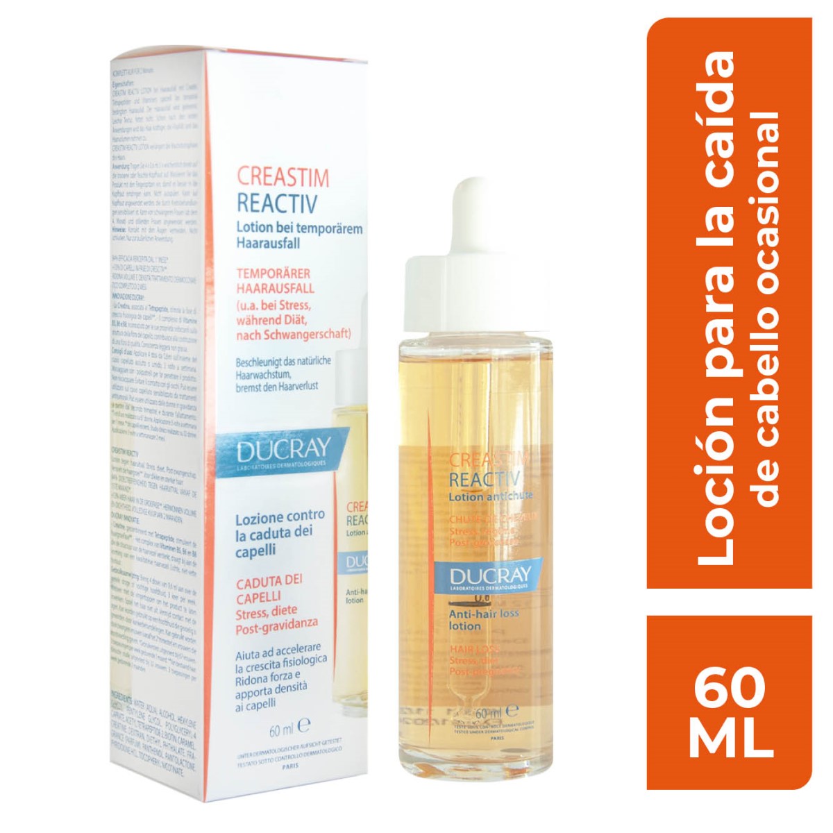 Ducray Creastim Reactiv Loción anticaída 60 ml