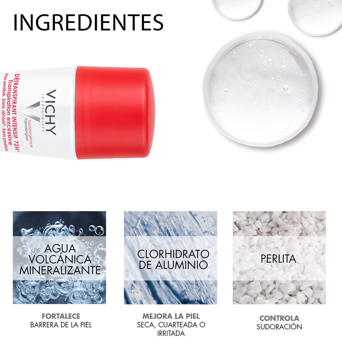 Vichy Roll on Stress resist Anti-transpirante y desodorante 50 ml