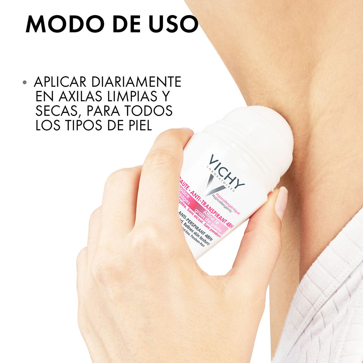 Vichy Roll-on 48h ideal finish Anti-transpirante 50 ml