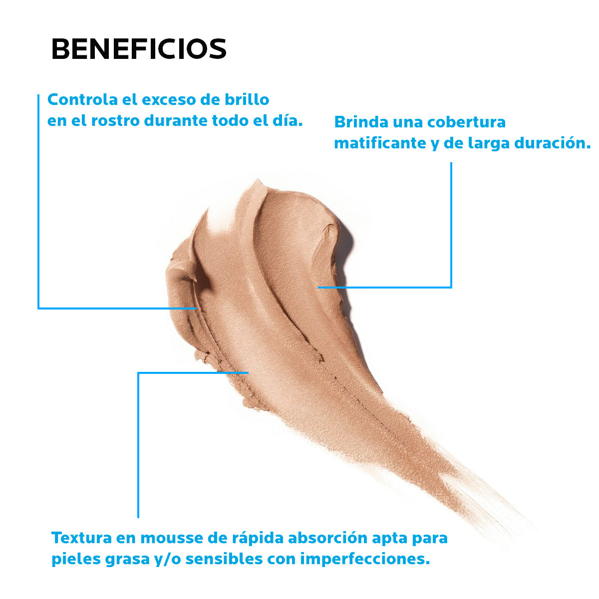 La Roche-Posay Effaclar BB Blur Crema facial matificante con color 30 ml