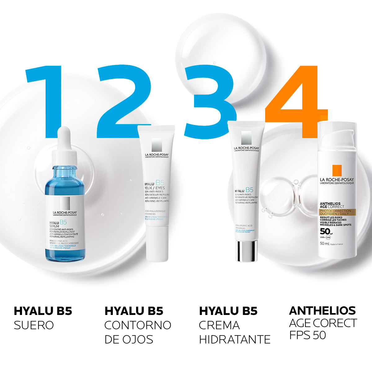 La Roche-Posay Sérum Hyalu B5 Concentrado anti-arrugas y rellenador para piel sensible 30 ml