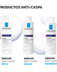 La Roche-Posay Kerium Anti-caspa Grasa Shampoo para cuero cabelludo sensible con caspa 200 ml