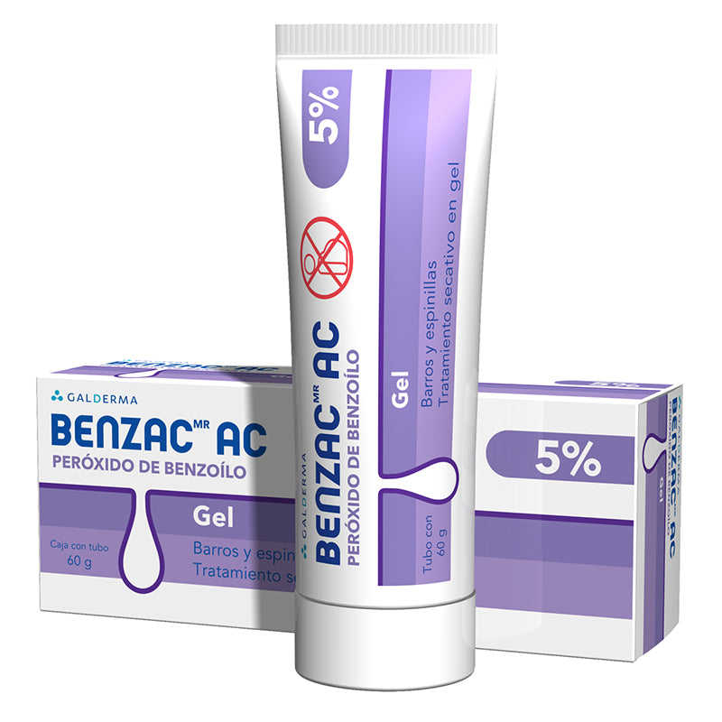 Galderma Benzac AC Gel 5% tratamiento anti acné 60 gr