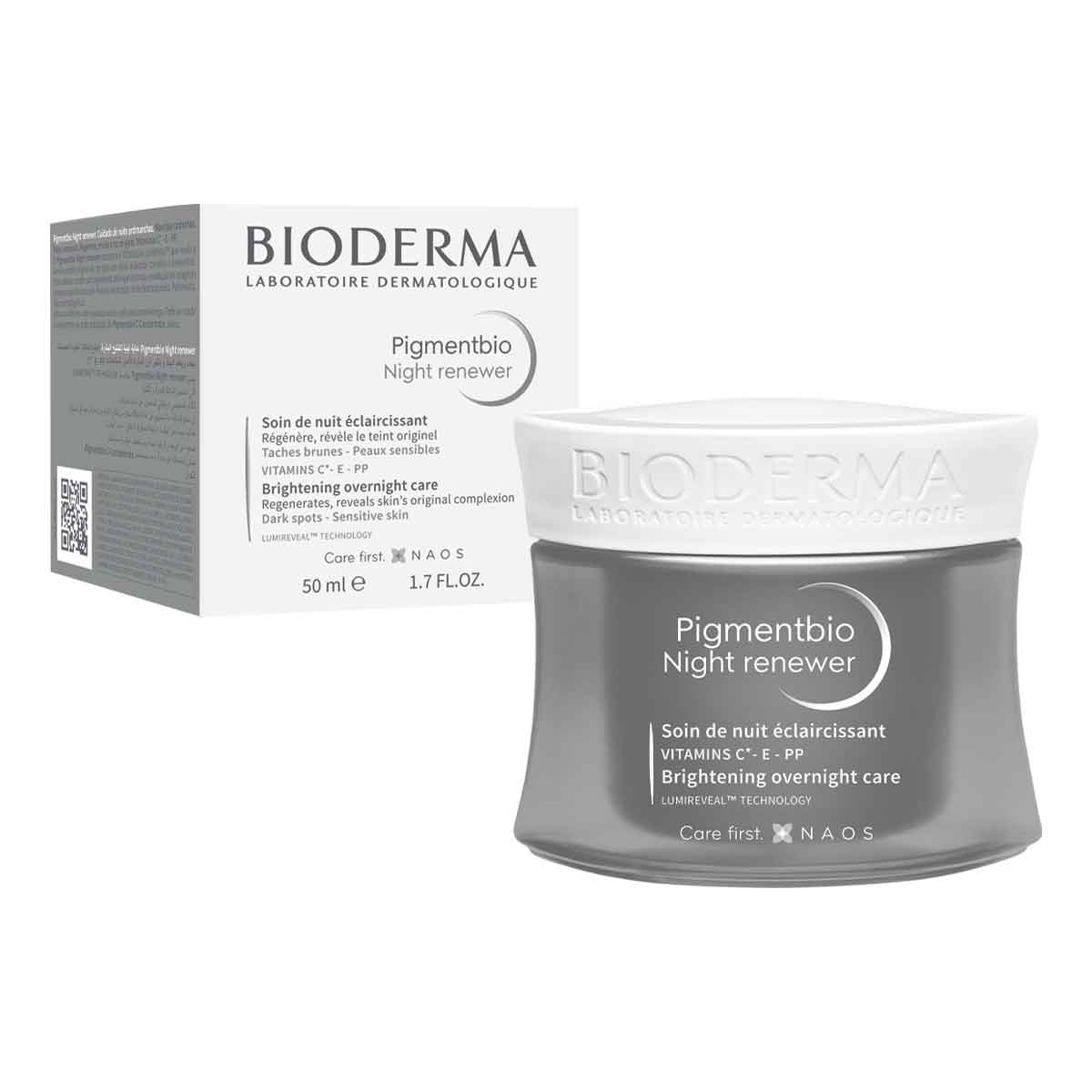 Bioderma Pigmentbio Night Renewer, Regenerador nocturno despigmentante, 50ml