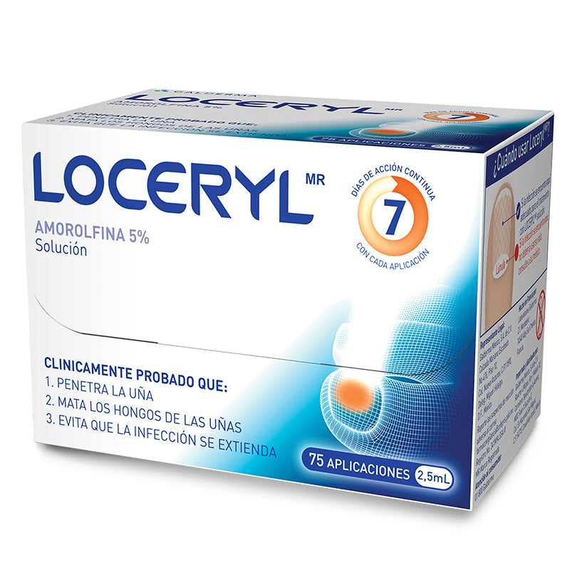 Galderma Loceryl Laca 5% tratamiento para hongos en las uñas 2.5 ml