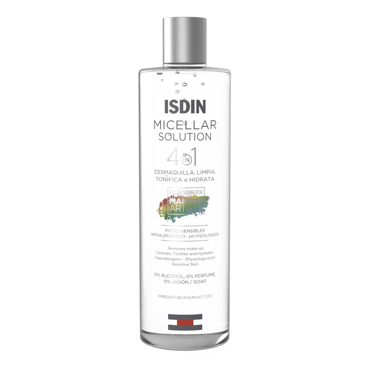 Isdin Agua Micelar 4 en 1 Desmaquilla limpia tonifica e hidrata 400 ml