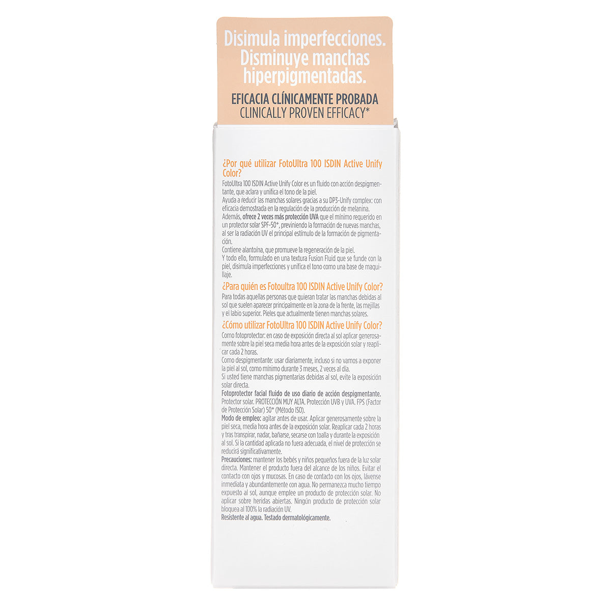Isdin Foto Ultra 100 Active Unify Color SPF50+ Fusion Fluid 50 ml