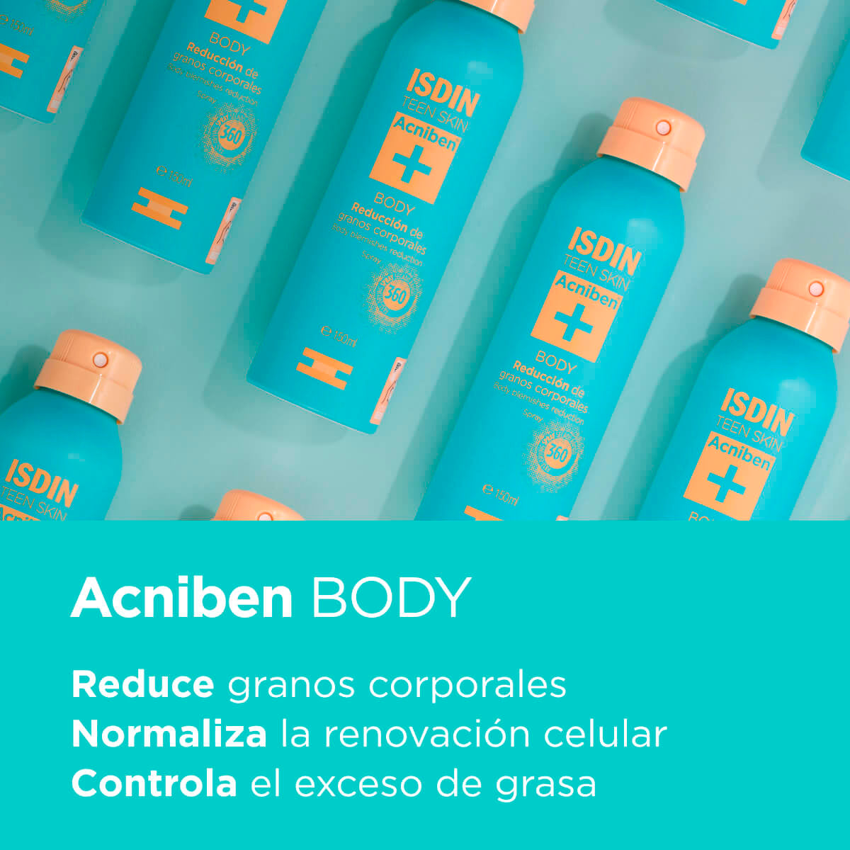 Isdin Acniben Body Spray Renovador para piel grasa 150 ml