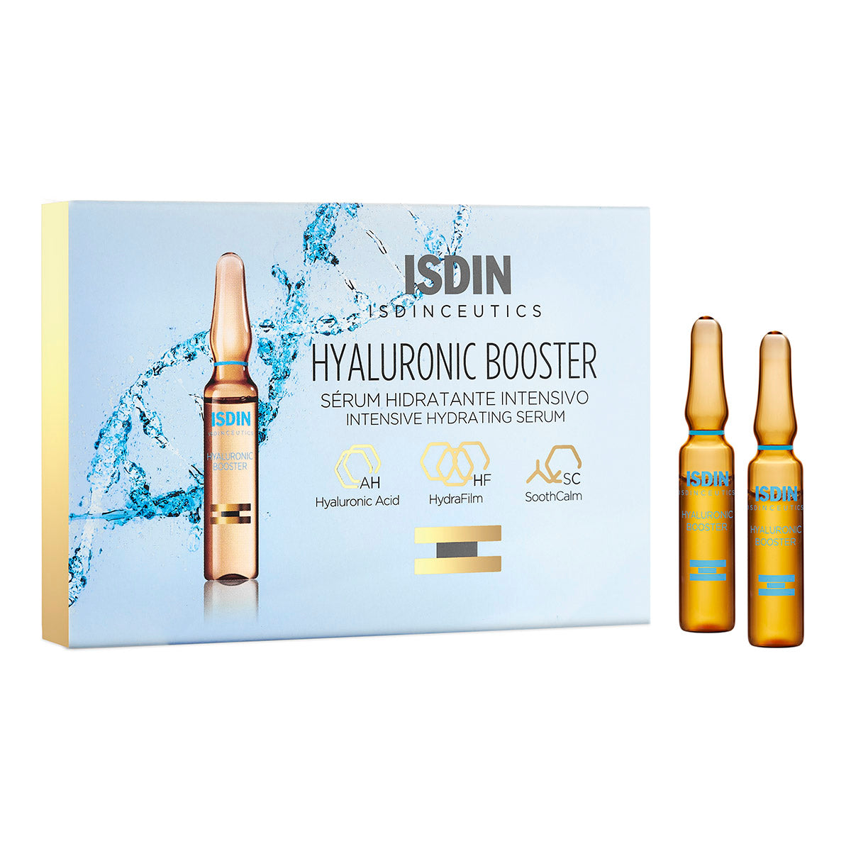 Isdin Isdinceutics Hyaluronic Booster Sérum Hidratante y calmante intensivo 5 amp x 2 ml
