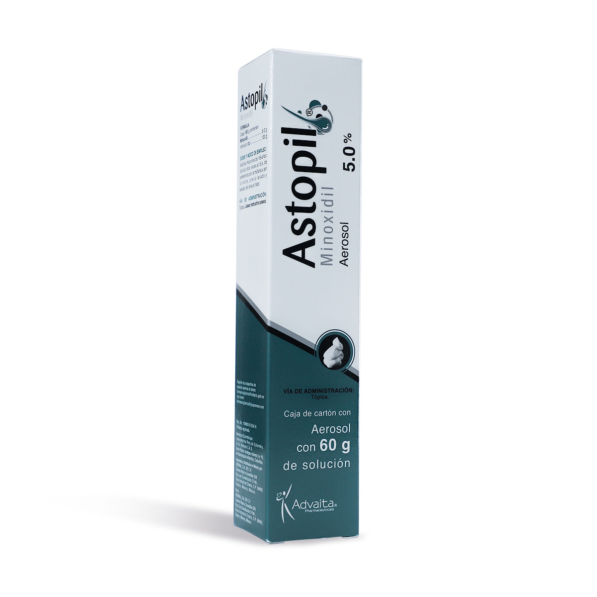 Advaita Astopil Espuma 5% tratamiento para alopecia 60 gr