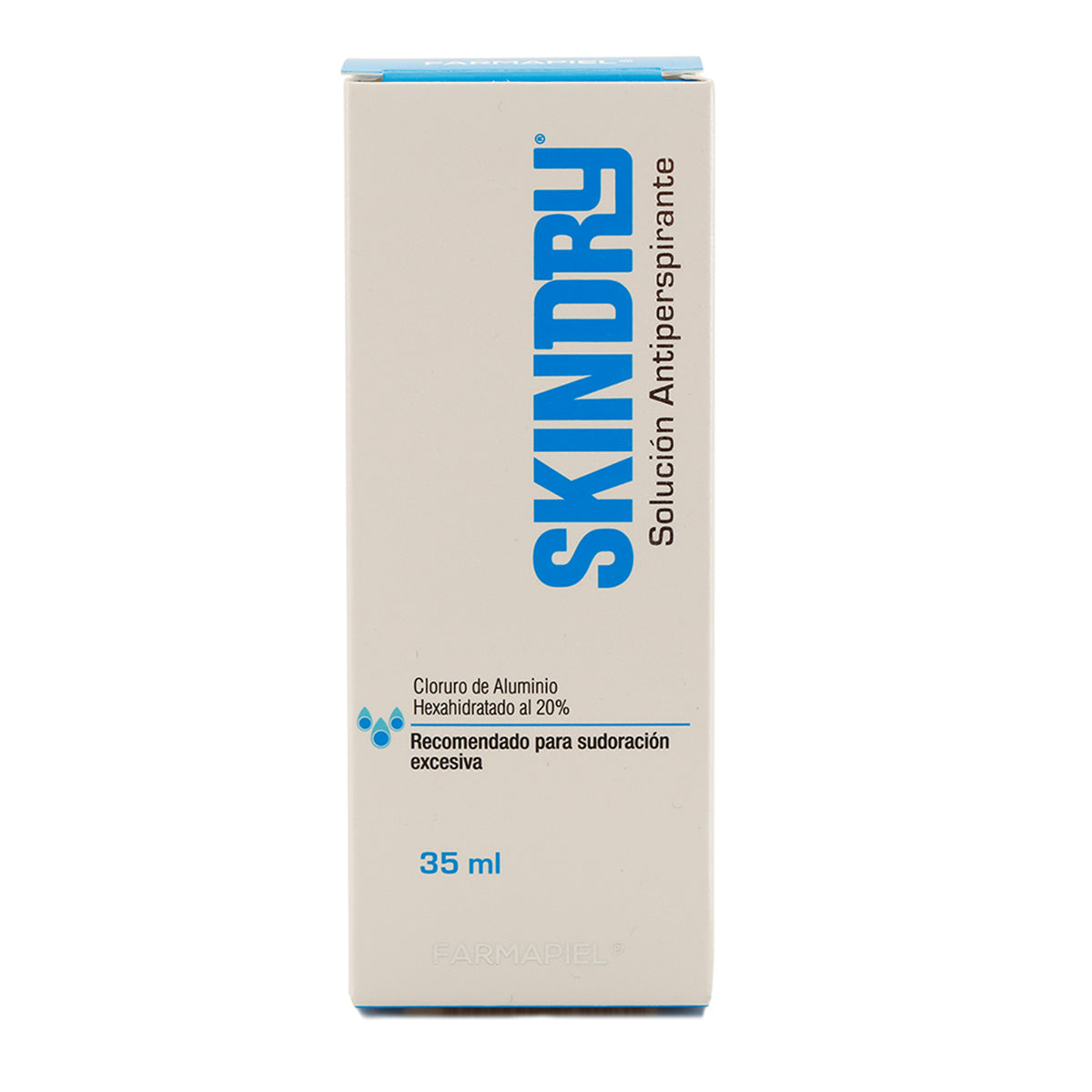 Farmapiel Skindry Solución Antitranspirante, para sudoración excesiva 35ml.