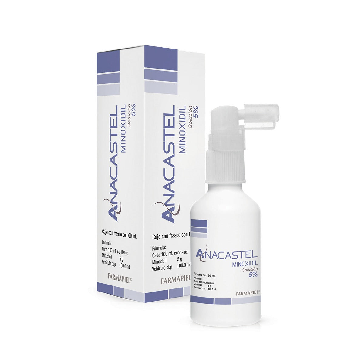 Farmapiel Anacastel 5% Solución para crecimiento capilar 60 ml