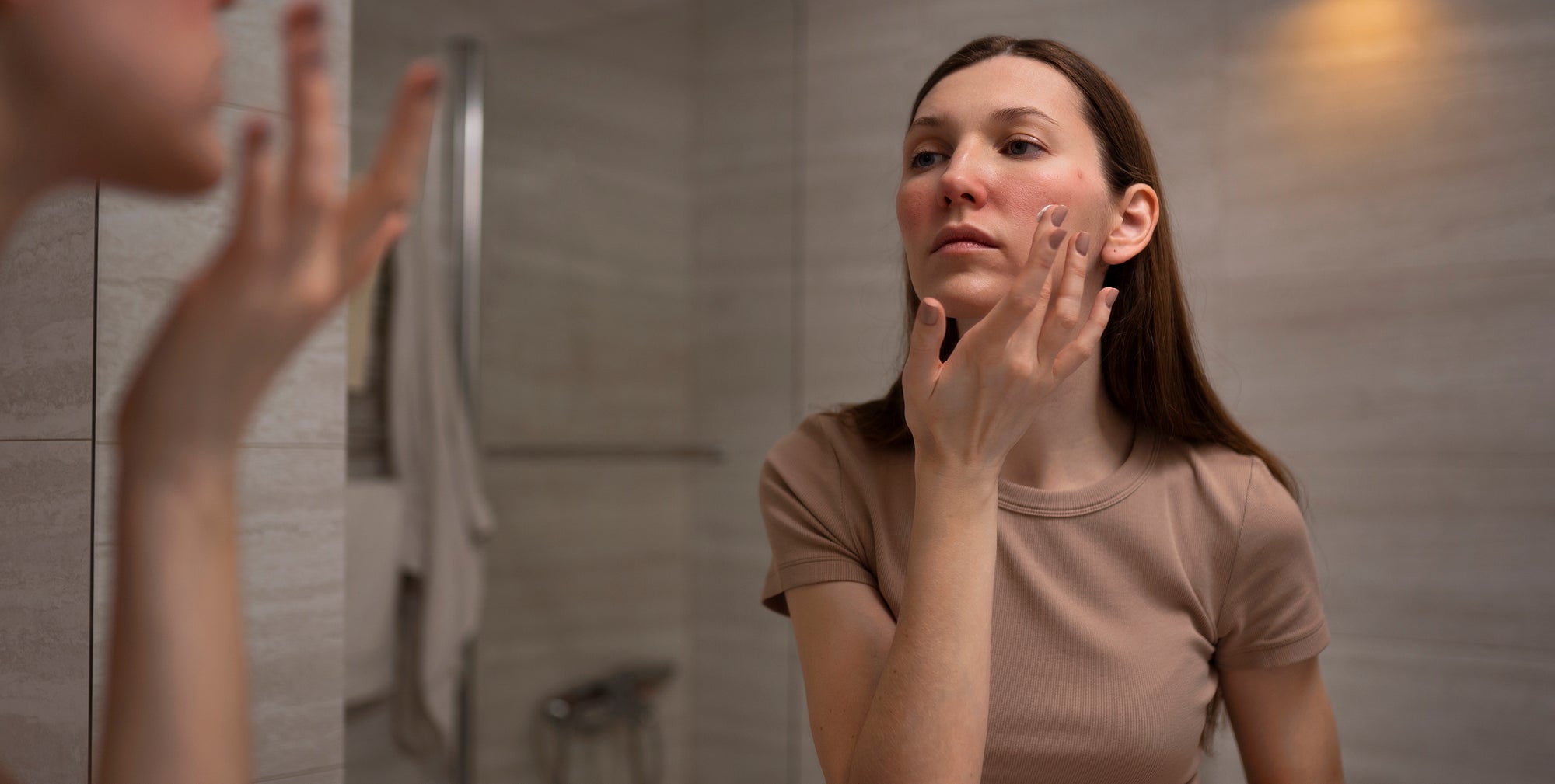 Trata el enrojecimiento (rosácea)