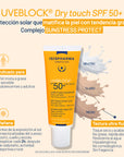 Isispharma Uveblock fps 50+ toque seco para pieles mixtas a grasas 40ml.
