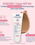 Isispharma Ruboril expert fps 50+ anti-rojeces crema protectora con color 40ml.