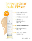 Envera Protector Solar FPS50+ UVA/UVB Tono Light 50ml.