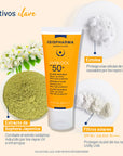 Isispharma Uveblock fps 50+ fluido invisible, para pieles sensibles 40ml.