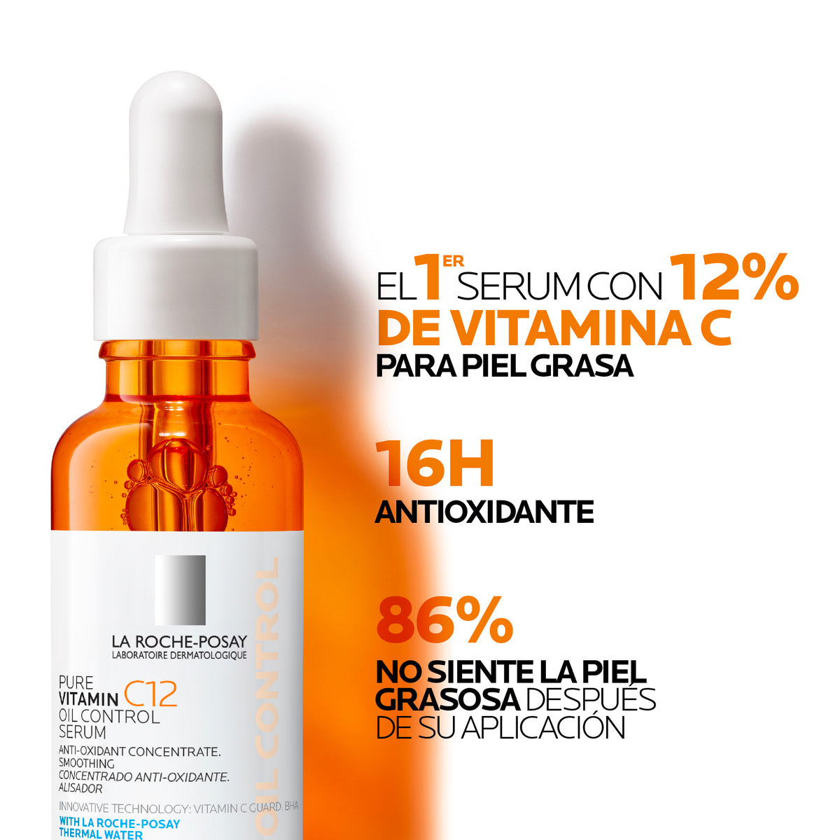 La Roche Posay Pure Vitamin C12 Oil control serum 30ml.