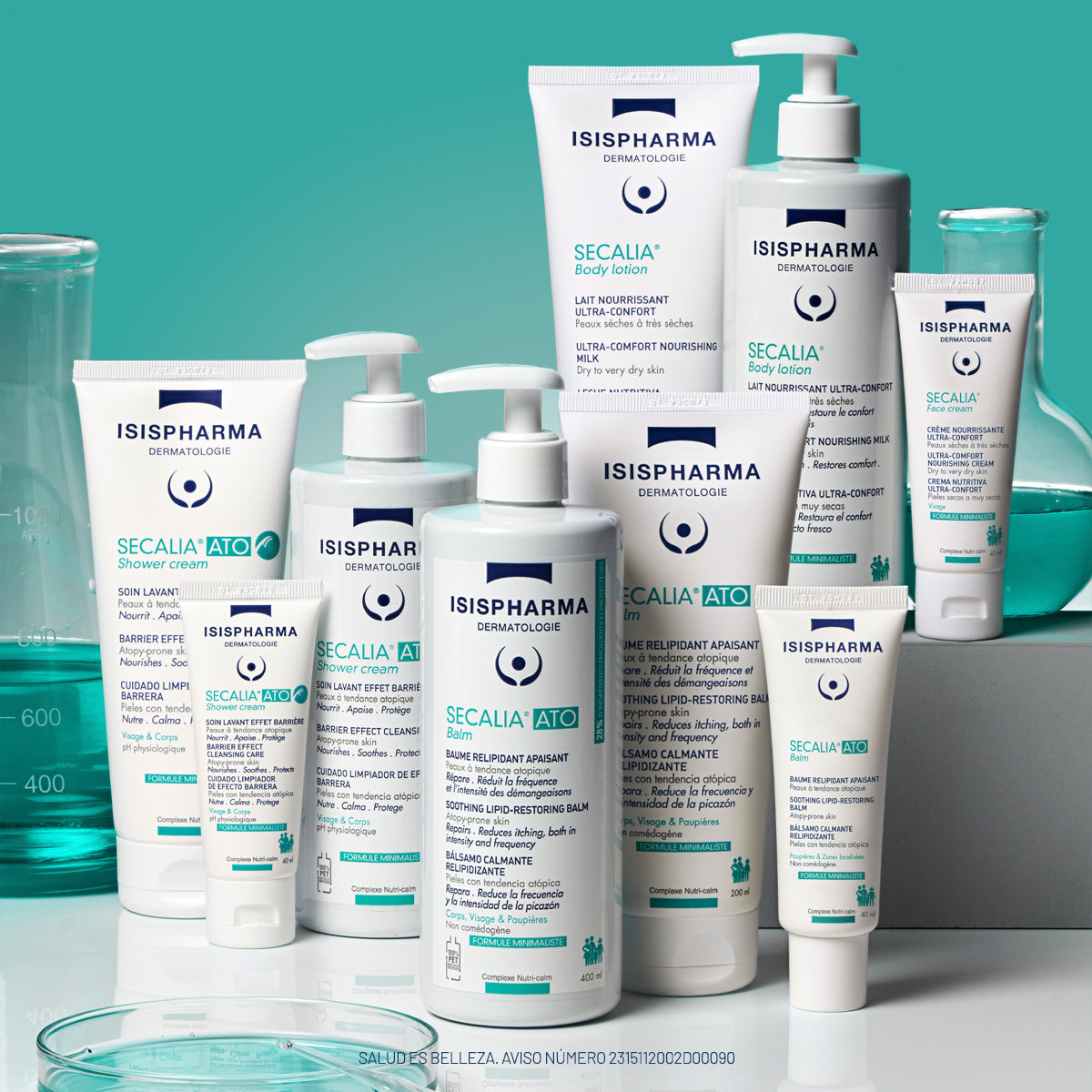 Isispharma secalia ato balm, bálsamo calmante para piel atópica 400ml.