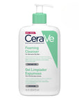 Cerave gel limpiador facial espumoso 473ml.