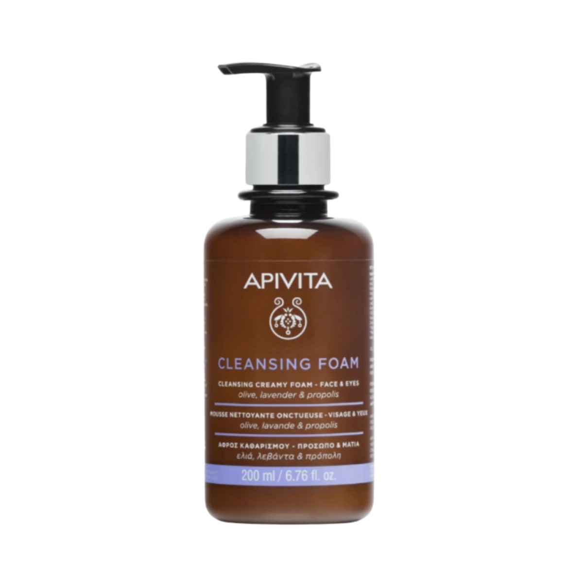 Apivita Espuma Limpiadora Rostro y Ojos 200 ml