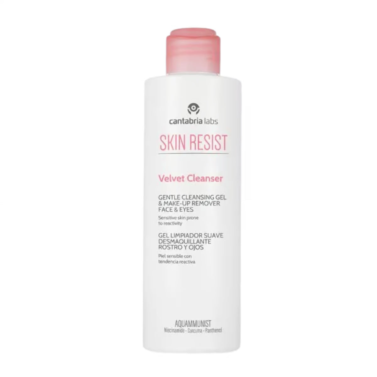 Cantabria Labs SKIN RESIST Velvet Cleanser Gel Limpiador y Desmaquillante para Piel Sensible 200 ml