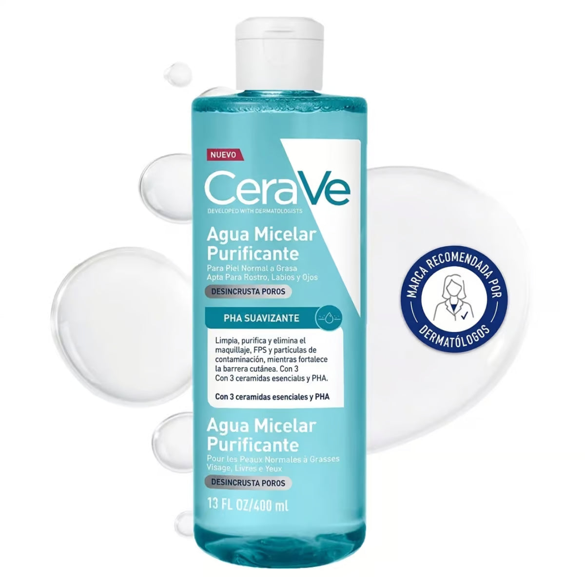 CeraVe Agua Micelar Purificante 400 ml