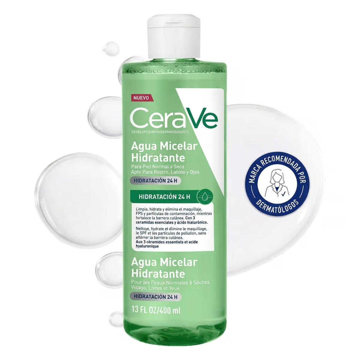 CeraVe Agua Micelar Hidratante 400 ml