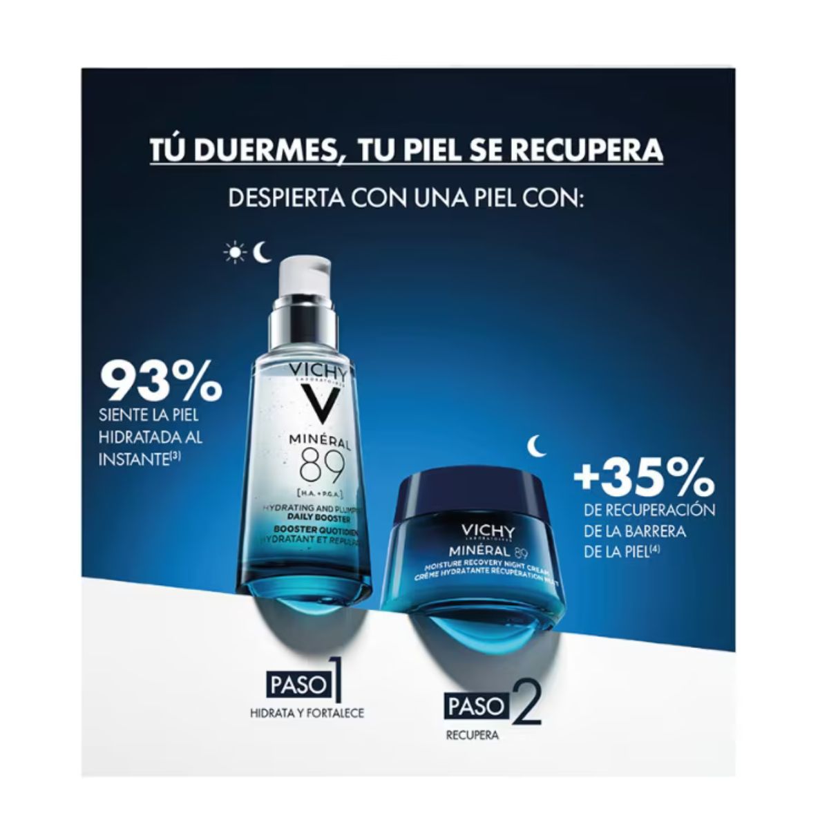 Vichy Kit Minéral 89 Sérum Hidratante + Crema de Noche