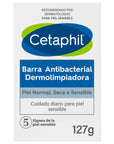 Cetaphil Barra antibacterial dermolimpiadora para piel sensible 127gr.